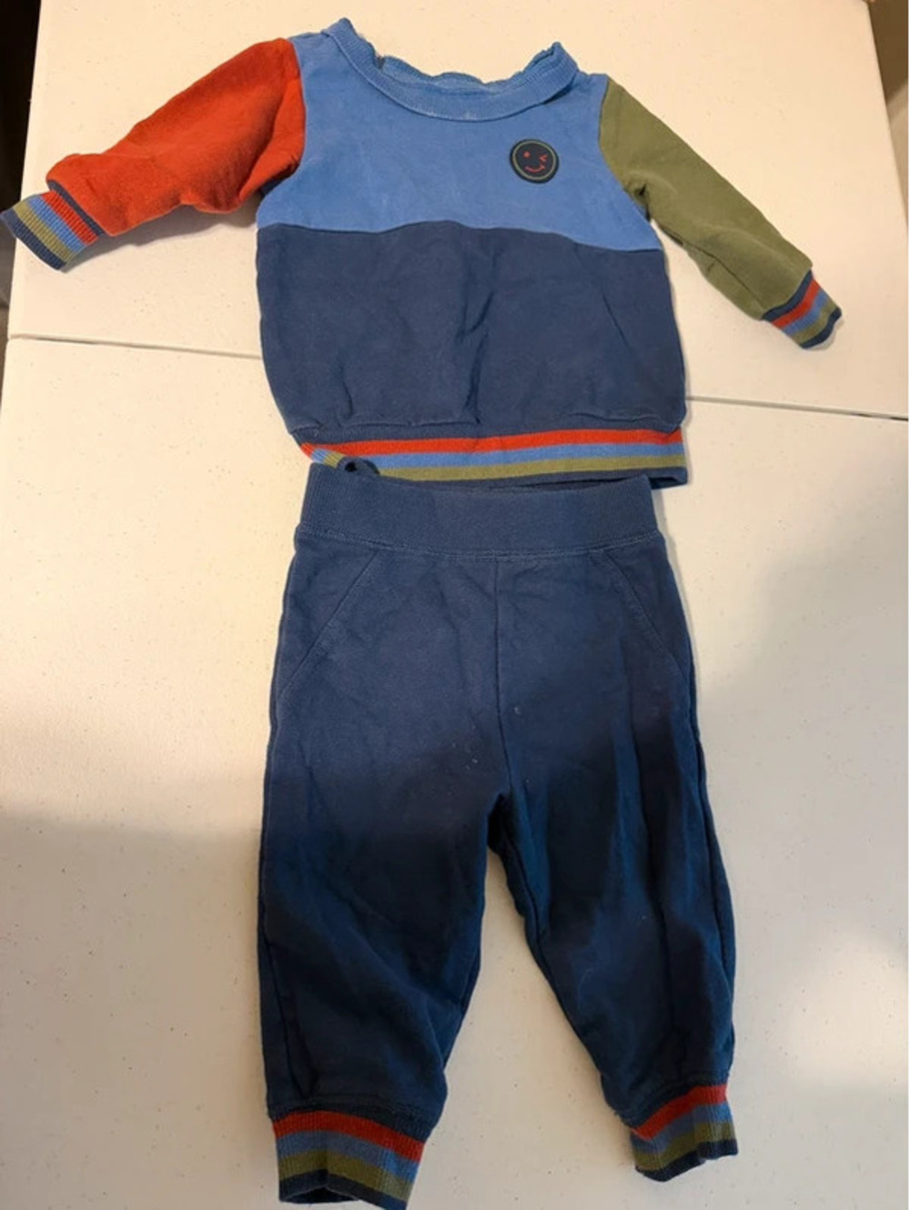Little Me 12M 2-Piece Sweatshirt and Jogger Set